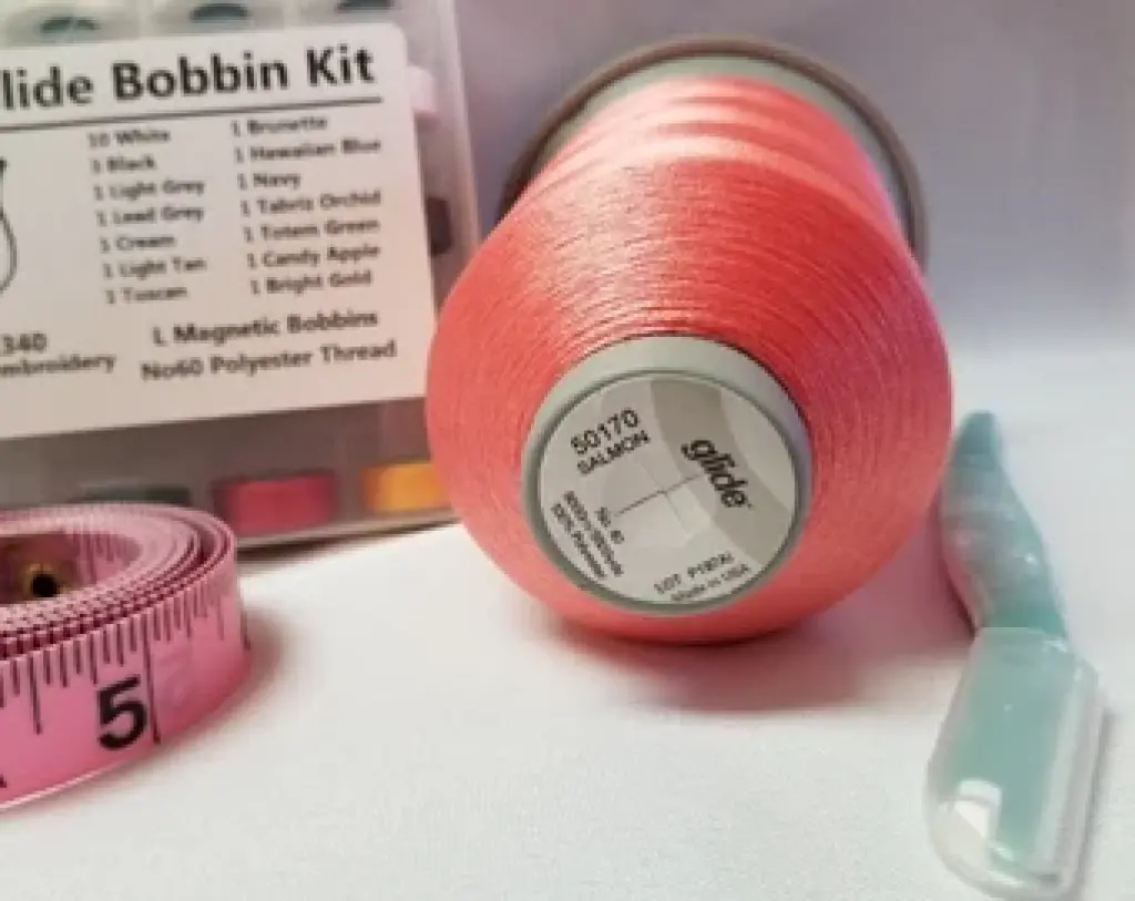 Conversion chart for Glide to Isacord Embroidery Threader Converter