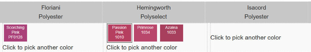 Embroidery Thread Color Converter Results