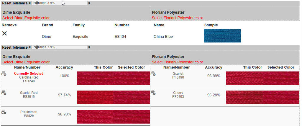 Add A Row Embroidery Thread Selector Color Converter